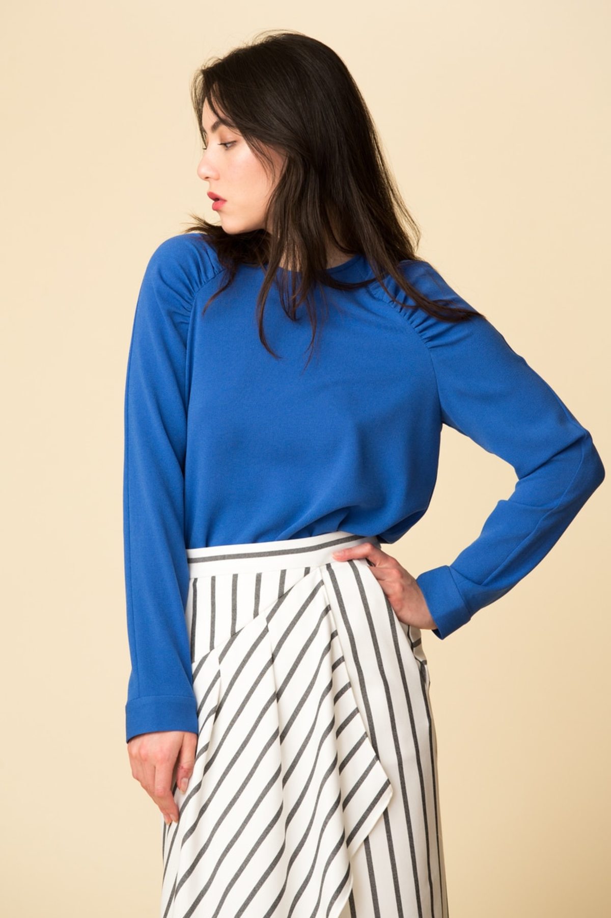 Tibi savanna crepe top Clearance