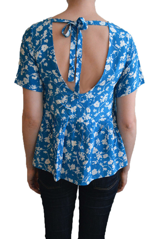 Lauren Moffatt Snapdragon Tie Back Top Lauren Moffatt Snapdragon Tie Back Top