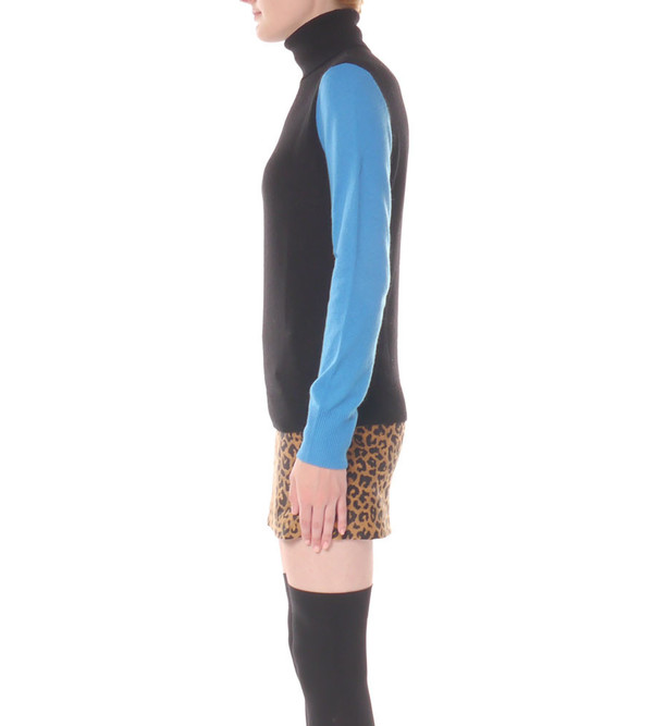 Equipment Ario Turtleneck Colorblock Sweater Equipment Ario Turtleneck Colorblock Sweater