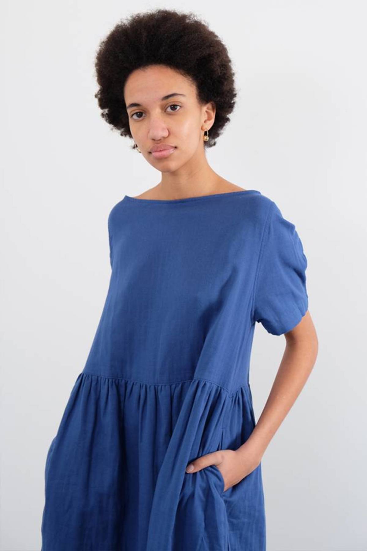 wrkshp Cotton Double Gauze Summer Dress Garmentory