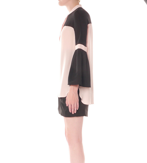Angélique Chmielewski Contrast Gathered Sleeve Shirt Angélique Chmielewski Contrast Gathered Sleeve Shirt