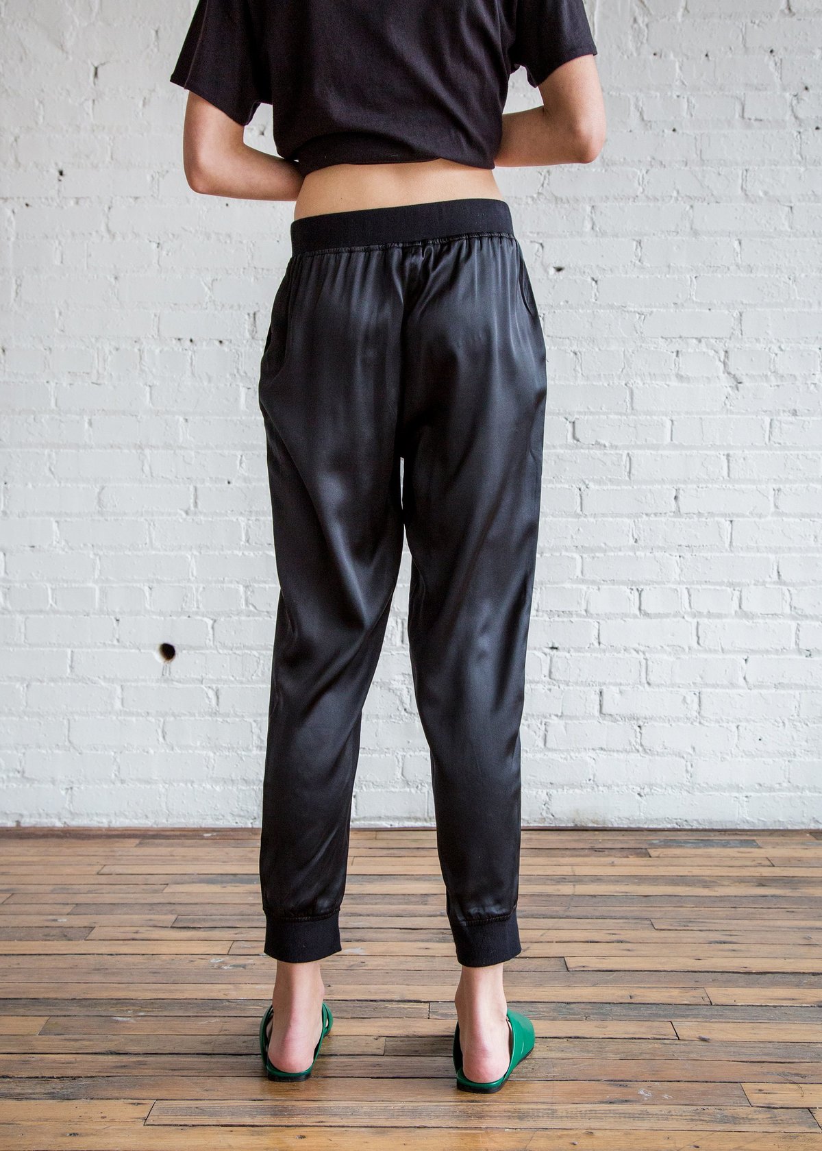 6397 Silk Sweatpants - Black/Silk 