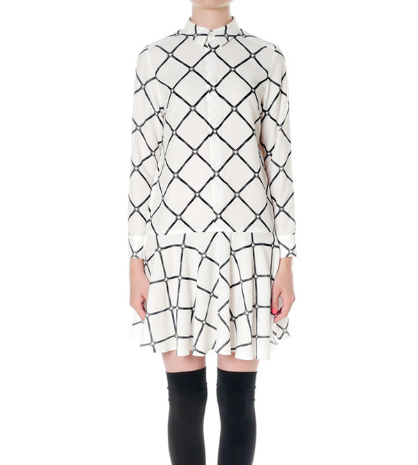G.V.G.V. Bondage Print Shirt Dress G.V.G.V. Bondage Print Shirt Dress