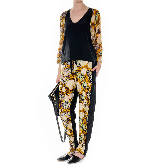 Raquel Allegra Silk Printed Pants Raquel Allegra Silk Printed Pants