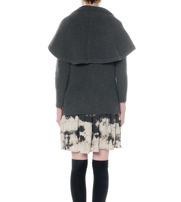 Theyskens Theory "Kailas B Yara" Grey Knit Cardigan Theyskens Theory "Kailas B Yara" Grey Knit Cardigan