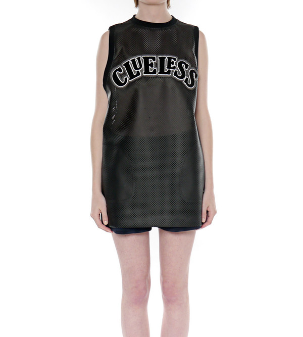 G.V.G.V. Punched Leather "Clueless" Tank Dress G.V.G.V. Punched Leather "Clueless" Tank Dress