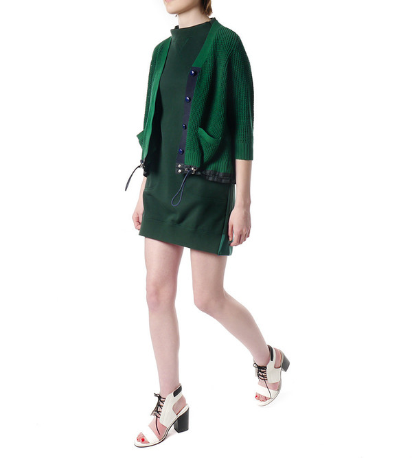 Sacai Luck Sweatshirt Dress Sacai Luck Sweatshirt Dress