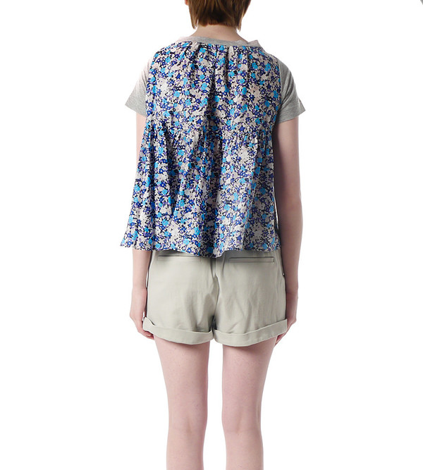 Sacai Luck Floral Back T-Shirt Sacai Luck Floral Back T-Shirt