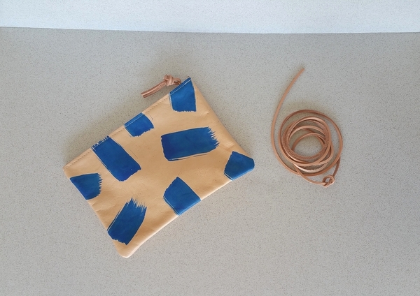 Pine and Boon Blue Streaks Clutch Pine and Boon Blue Streaks Clutch