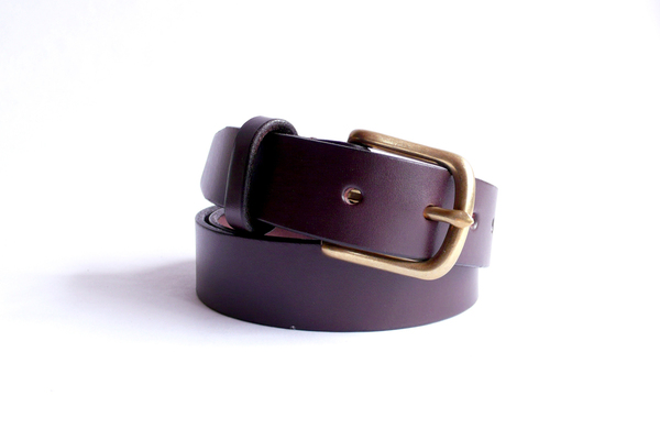 Sara Barner 1.25 Inch Dark Brown Belt Sara Barner 1.25 Inch Dark Brown Belt