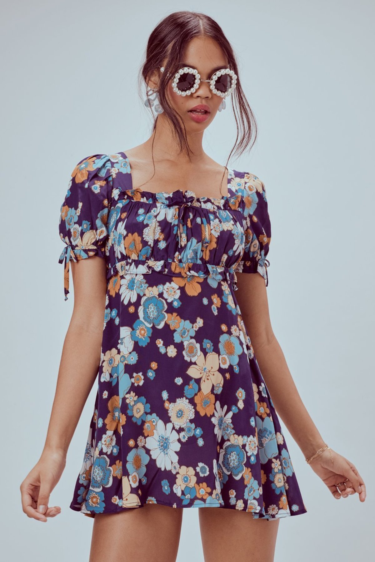 for love and lemons jean mini dress