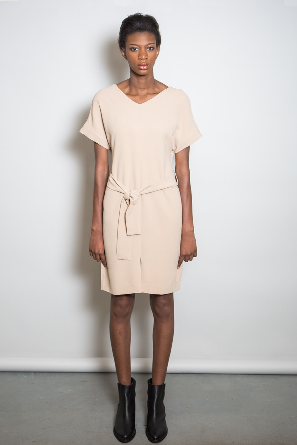 Belted Front Slit Dress // more colors Belted Front Slit Dress // more colors