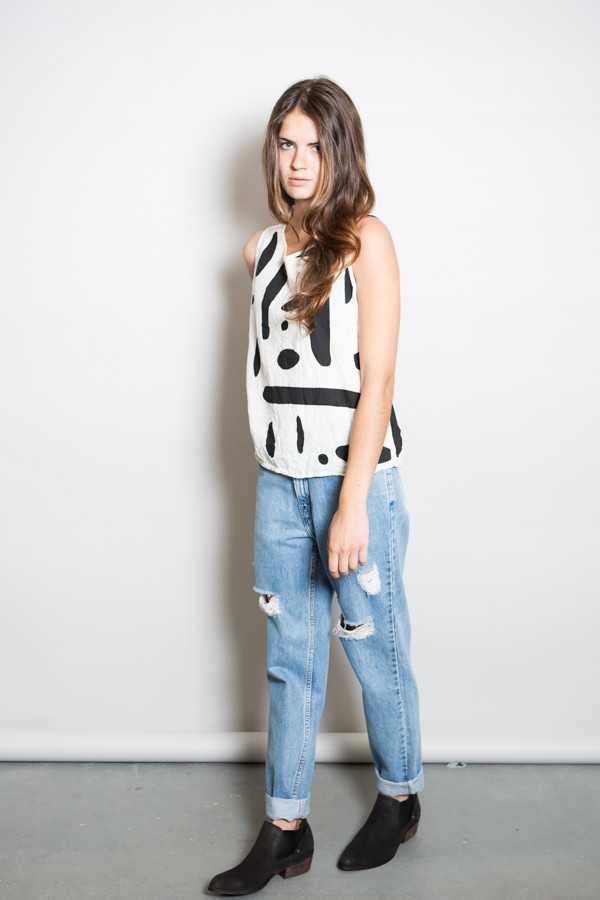 Uzi NYC Pebble Tank Top Uzi NYC Pebble Tank Top
