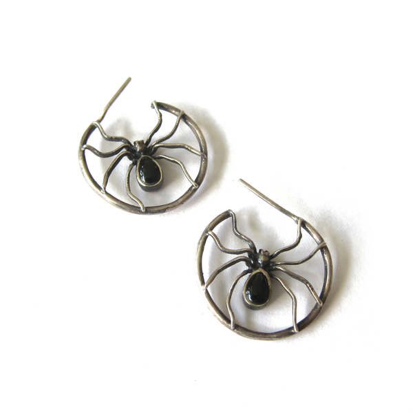 Sterling Spider Earrings Sterling Spider Earrings