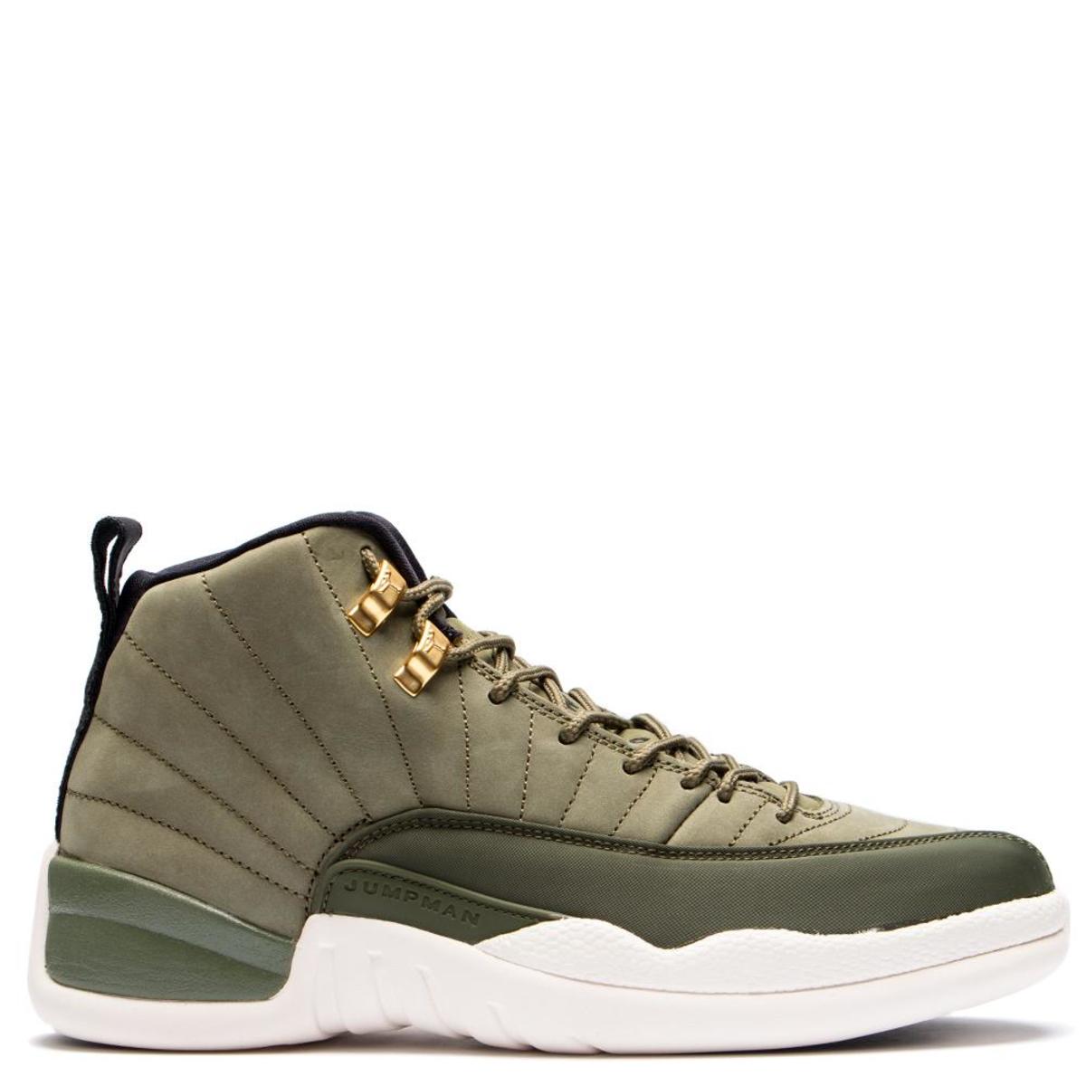 olive canvas jordan 12