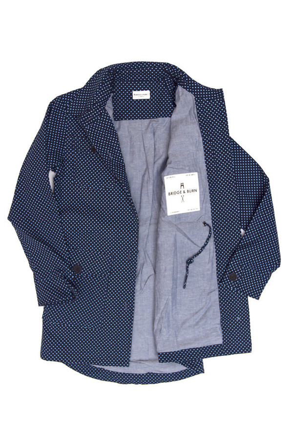 Bridge & Burn Castle Polkadot Classic Field Jacket Bridge & Burn Castle Polkadot Classic Field Jacket