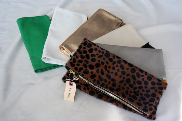 Clare Vivier Foldover Clutch - black & white contrast Clare Vivier Foldover Clutch - black & white contrast