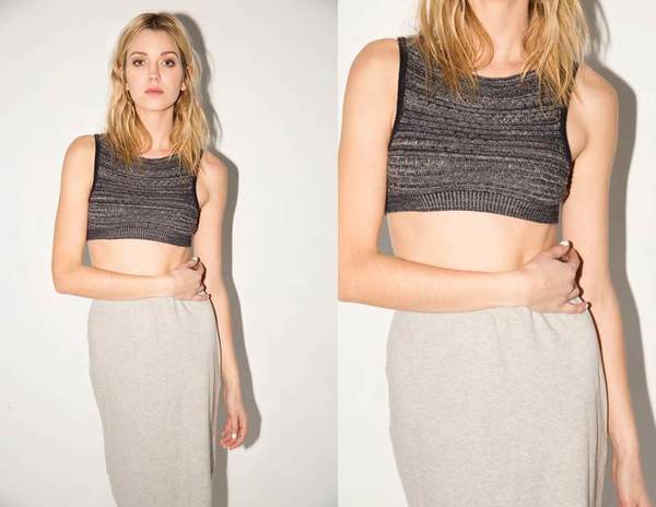 giu giu Molly Grey Sports Bra giu giu Molly Grey Sports Bra
