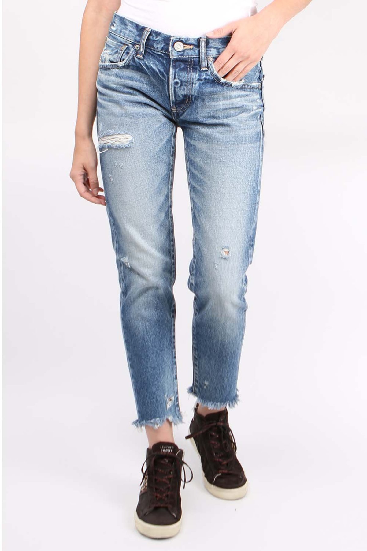 MOUSSY MV Kelley Tapered denim - blue 
