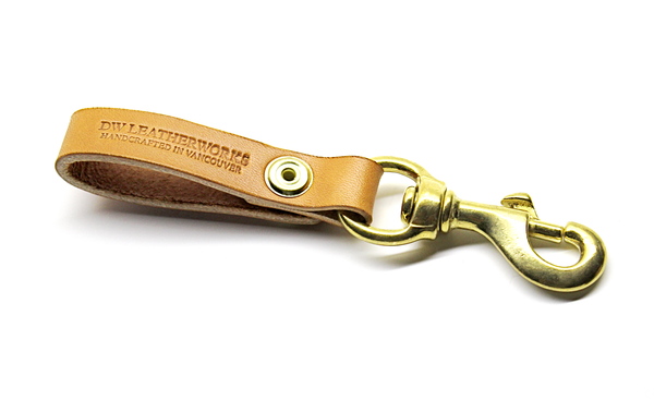 DW Leatherworks Belt Loop Key Hook - Tan DW Leatherworks Belt Loop Key Hook - Tan
