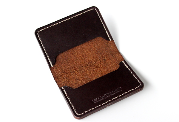 DW Leatherworks Folded Card Wallet - Brown DW Leatherworks Folded Card Wallet - Brown