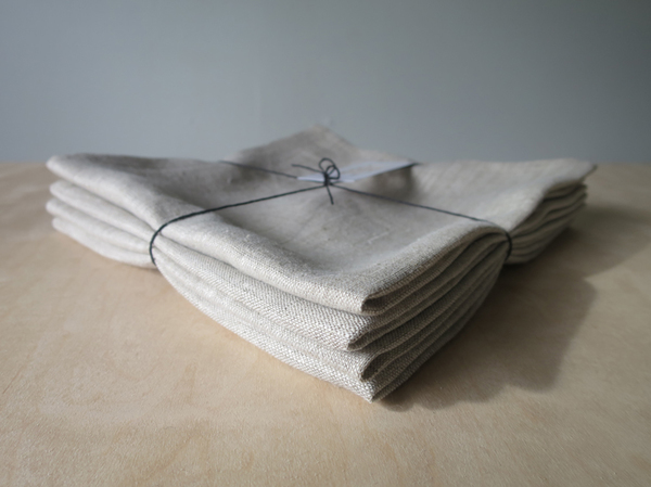 Lissu Linen Napkin Set - Birch Lissu Linen Napkin Set - Birch