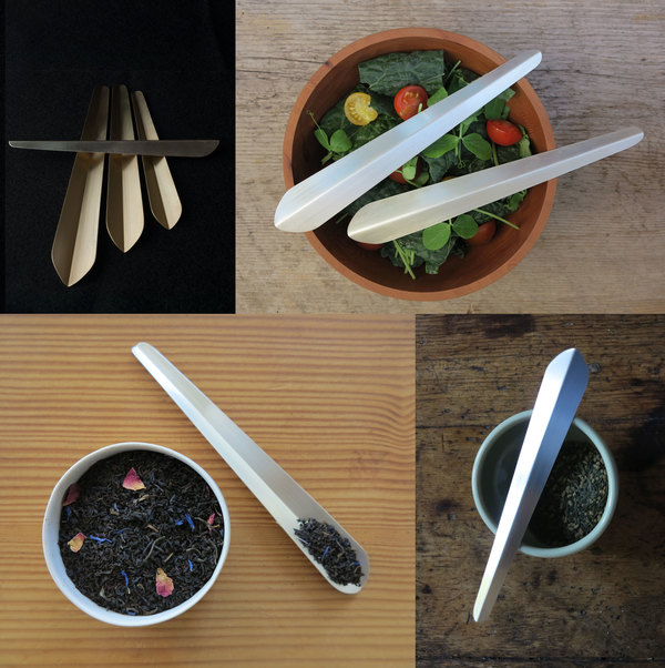 Cumulus Project Salad Servers - Silver Cumulus Project Salad Servers - Silver