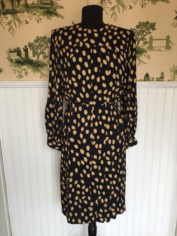 80's Nina Ricci Boutique for Japan abstract print dress size small medium 80's Nina Ricci Boutique for Japan abstract print dress size small medium