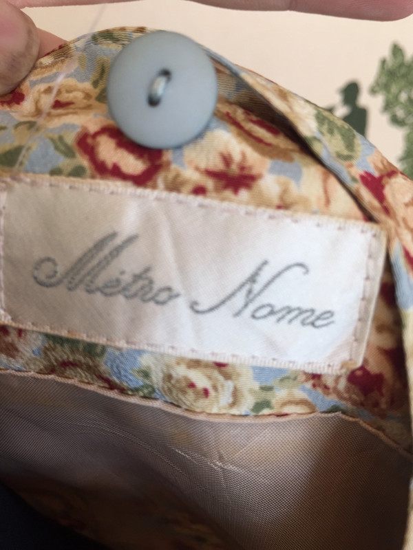 Metro Nome floral 70's buttonup dress size small to medium Metro Nome floral 70's buttonup dress size small to medium