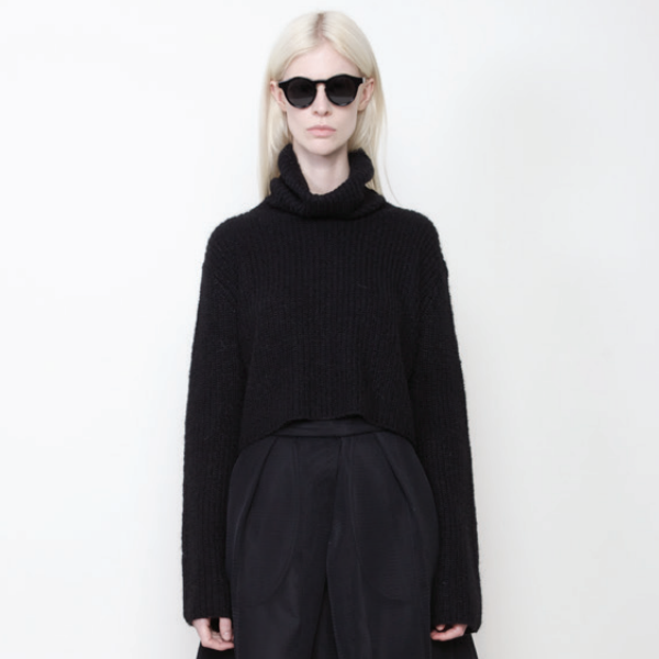 7115 by Szeki Mohair TurtleNeck Cropped Sweater 7115 by Szeki Mohair TurtleNeck Cropped Sweater