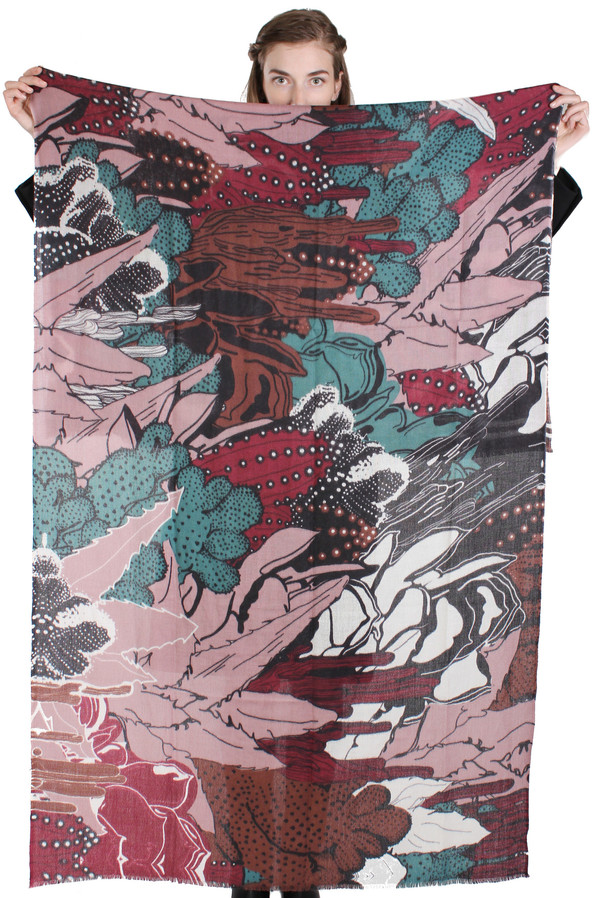YARNZ Cacti Cashmere Scarf YARNZ Cacti Cashmere Scarf
