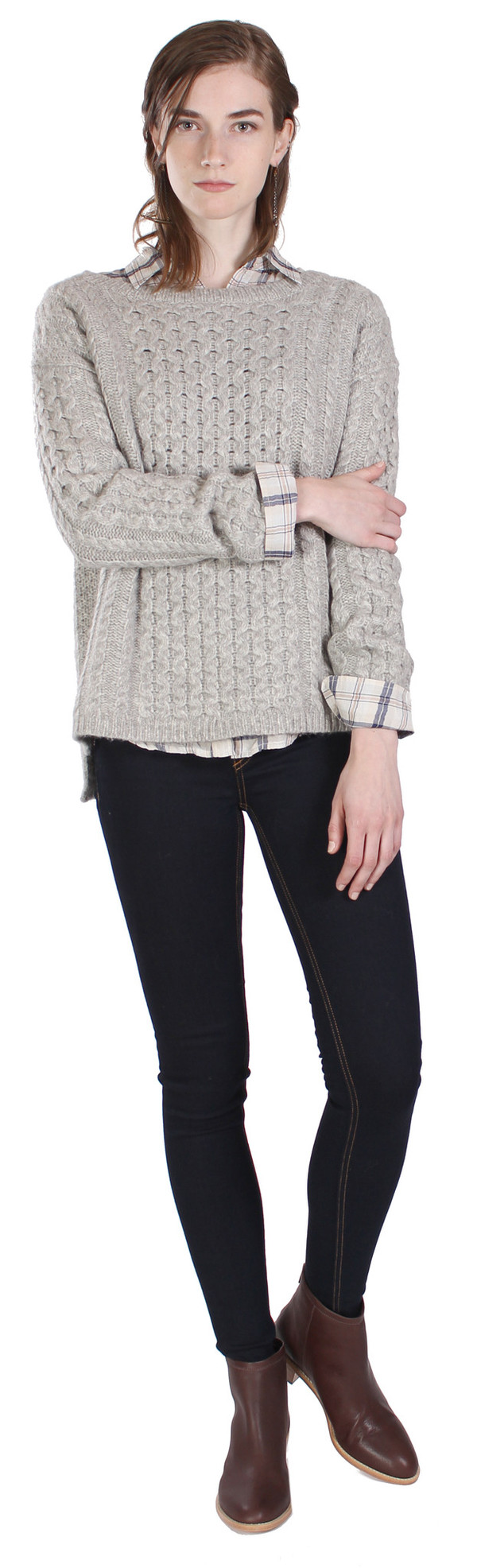 Nili Lotan Kissing Cable Pullover Nili Lotan Kissing Cable Pullover