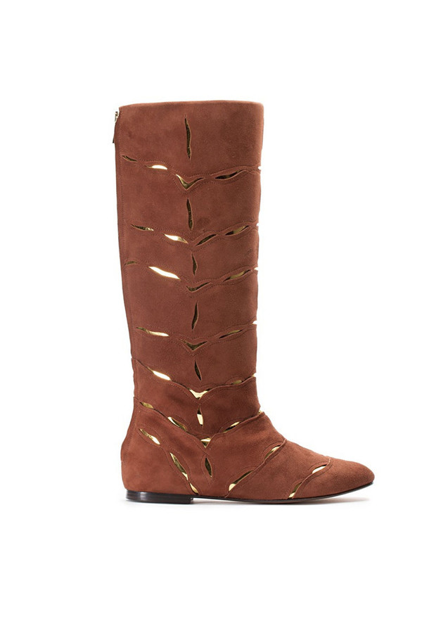 Bavaud Design Hiboka Over The Knee Laser Cut Boot Bavaud Design Hiboka Over The Knee Laser Cut Boot