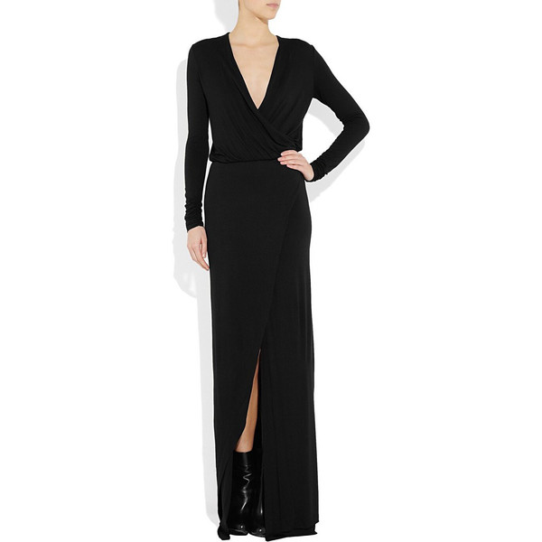 Maxi wrap jersey dress Maxi wrap jersey dress