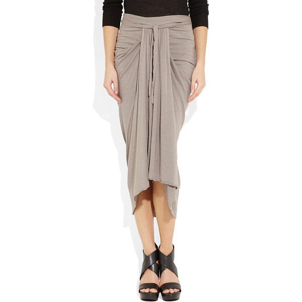 Ruched jersey midi skirt Ruched jersey midi skirt