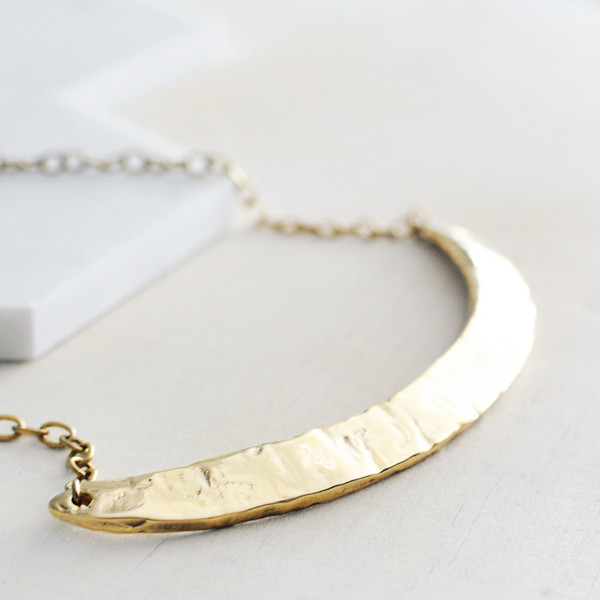 Odette New York LUNATE NECKLACE Odette New York LUNATE NECKLACE