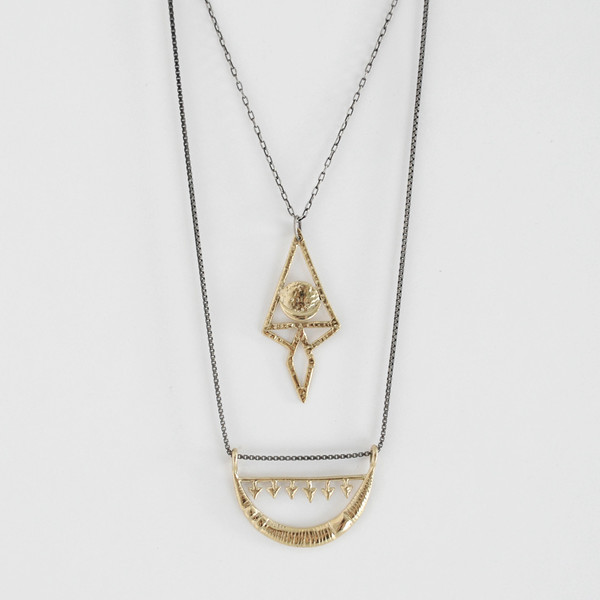 MOON & ARROW NECKLACE MOON & ARROW NECKLACE
