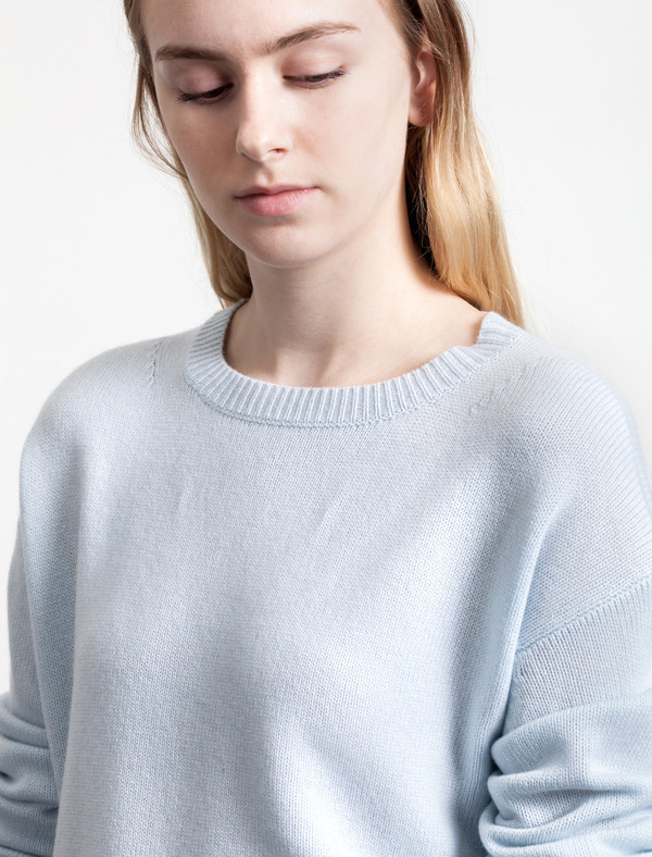 Organic by John Patrick Potato Sweater Sky Blue Organic by John Patrick Potato Sweater Sky Blue