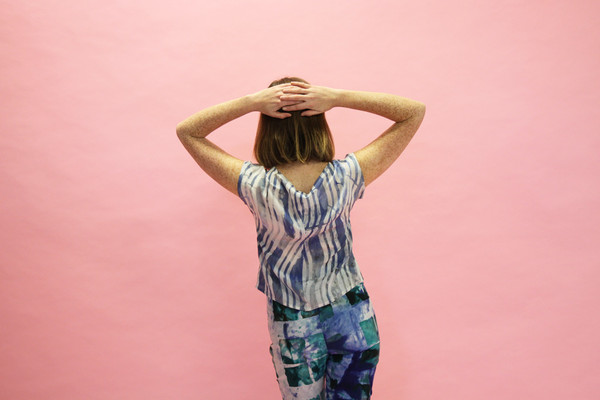 Osei-Duro Maena Shell Top in Waves Osei-Duro Maena Shell Top in Waves