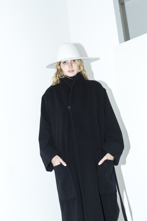 Assembly New York Black Robe Coat Assembly New York Black Robe Coat