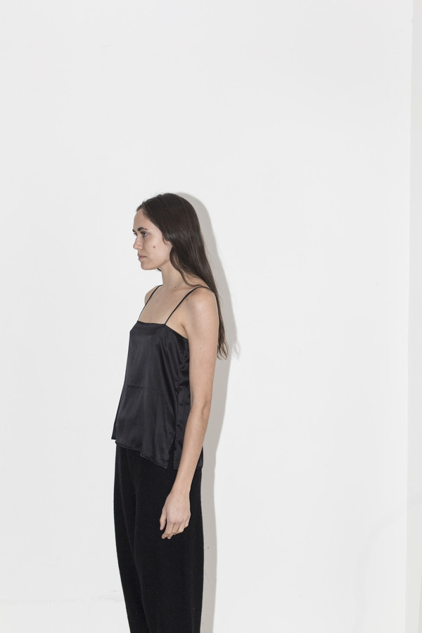 Baserange Black Silk Camisole Baserange Black Silk Camisole