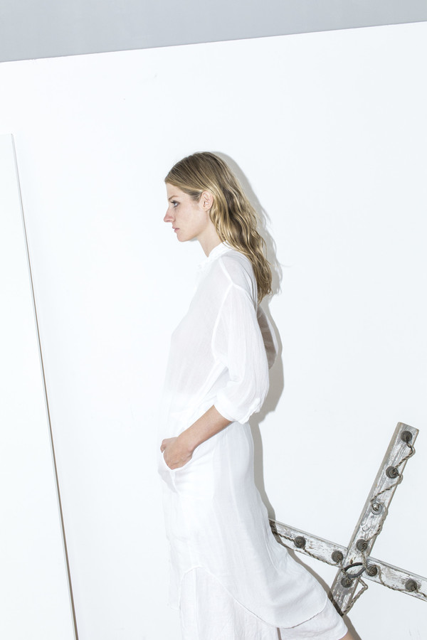 Black Crane White Double Collar Dress Black Crane White Double Collar Dress