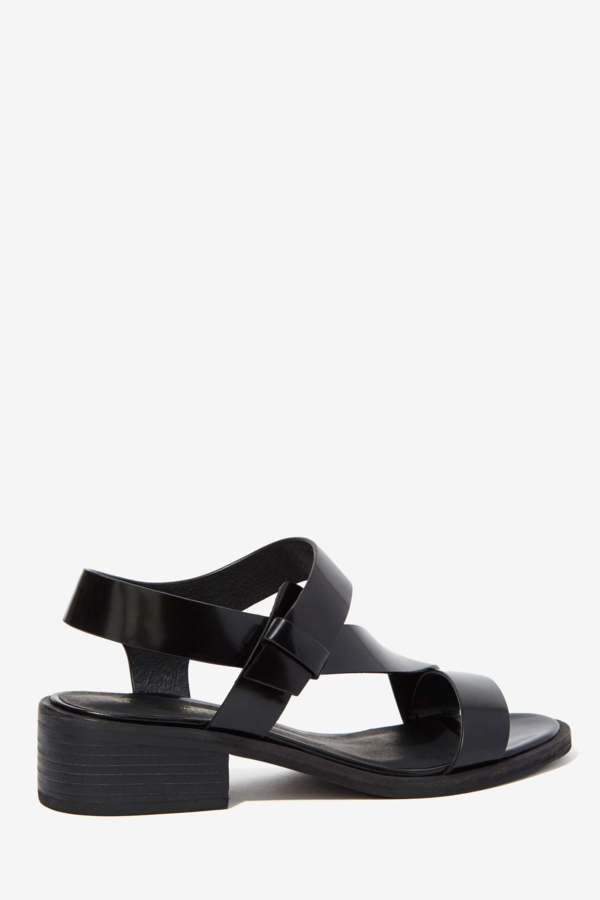 Intentionally Blank Black Emmit Sandal Intentionally Blank Black Emmit Sandal