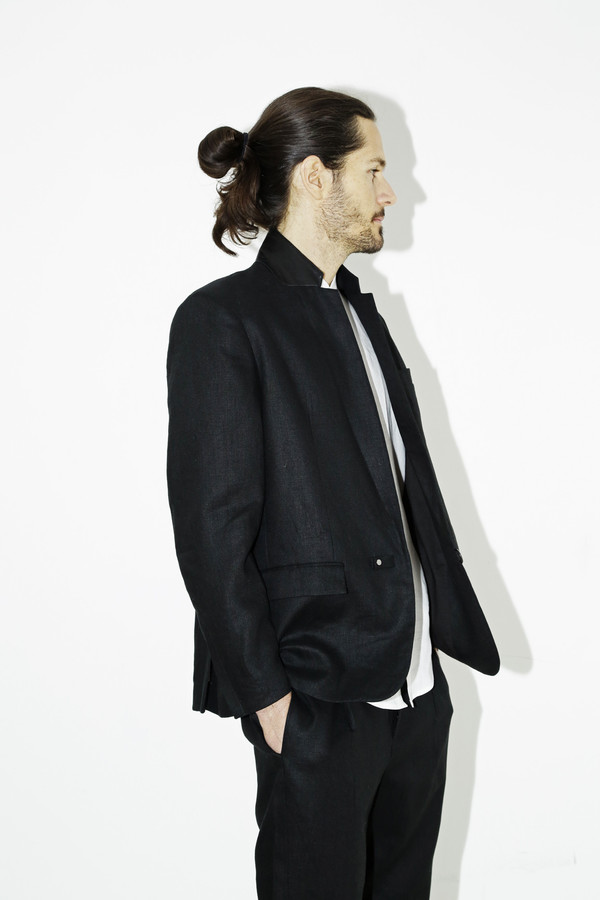 Black Linen Suit Jacket Black Linen Suit Jacket