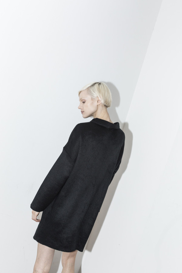 C.F. Goldman Black Sweater Dress C.F. Goldman Black Sweater Dress