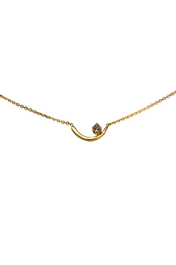 Wwake Gold Arc Lineage Necklace Wwake Gold Arc Lineage Necklace