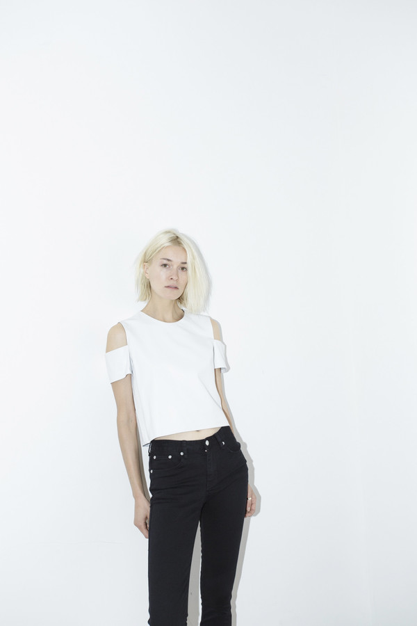 Markoo White Kasha Top Markoo White Kasha Top