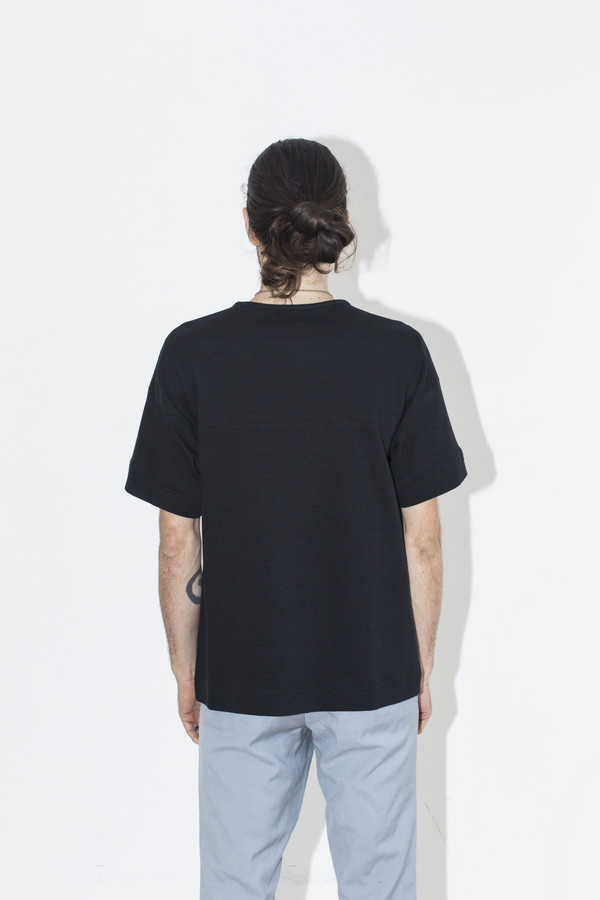 Men's Robert Geller Black Court Crew Men's Robert Geller Black Court Crew