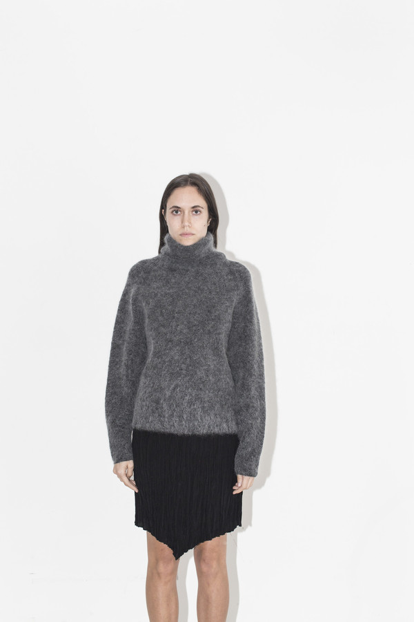 Sayaka Davis High Neck Mohair Sweater Sayaka Davis High Neck Mohair Sweater