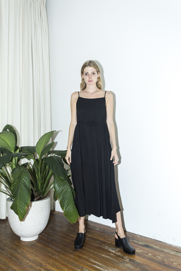 Shaina Mote Ink Wrap Side Apron Dress Shaina Mote Ink Wrap Side Apron Dress